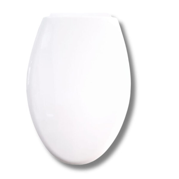 Asiento Tapa Inodoro Elongado Blanco Caída lenta