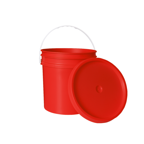Balde industrial 10 L con tapa plástica