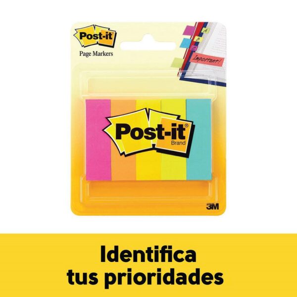 Banderitas Adhesivas 3M Post-It 12.7 X 44.4 Mm Multicolor 50 Hojas