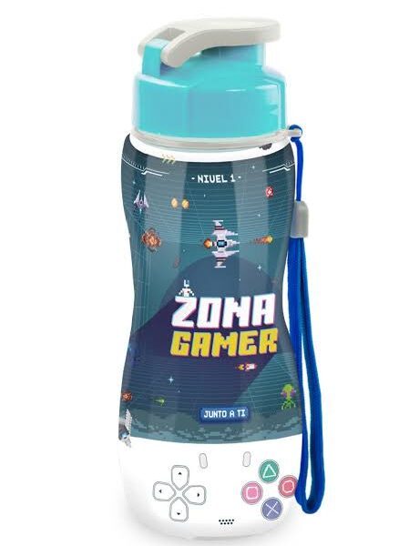 Botella hermética Rey 500 ml Press decorada masculina