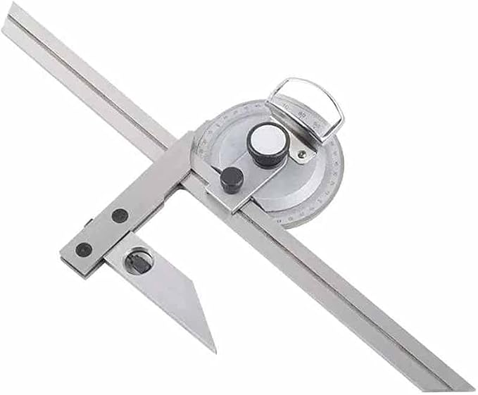 Buscador de medición de ángulo universal de 360 grados, goniómetro, regla angular con lupa