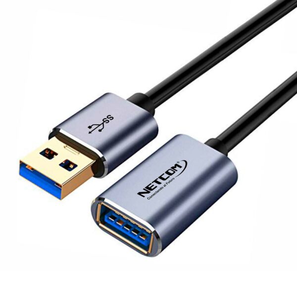 Cable Extensión Usb 3.0 Macho A Hembra 10 Metros NETCOM 5Gbps