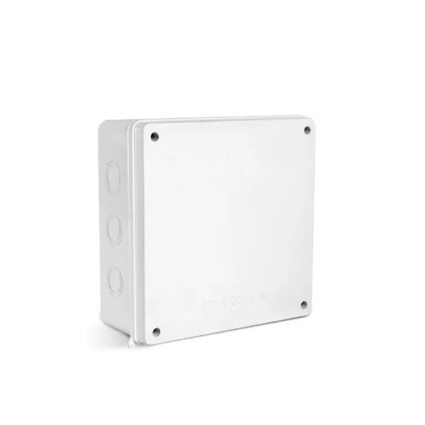 Caja de pase adosable 200x200x80 PVC