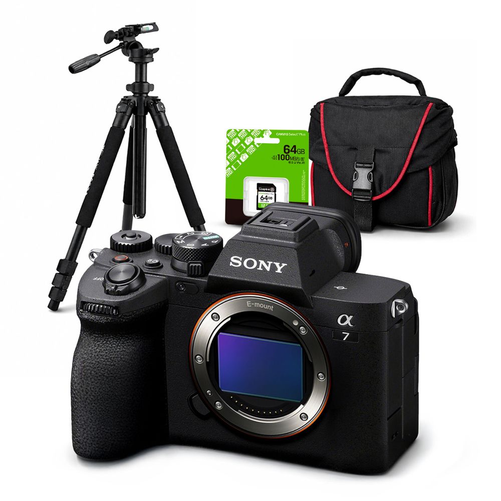 Cámara Sony Alpha a7 IV Full Frame Mirrorless Cuerpo Solo y Kit Deluxe
