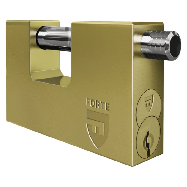 Candado Jumbo Anti palanca Forte J-100 mm Dorado