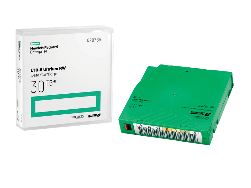 Cartucho de Datos HPE LTO-8 Ultrium RW 12TB / 30TB