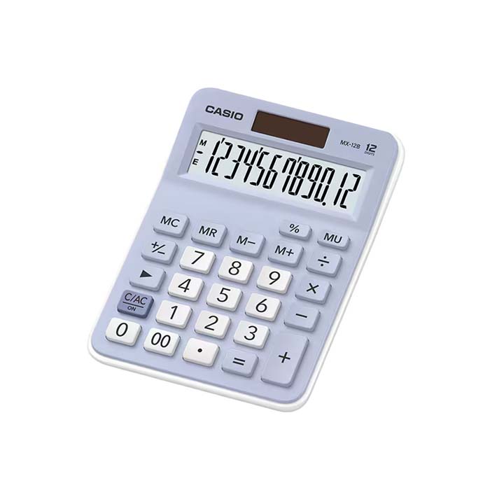 CASIO CALCULADORA DE ESCRITORIO MX-12B-LB – 12 DÍGITOS