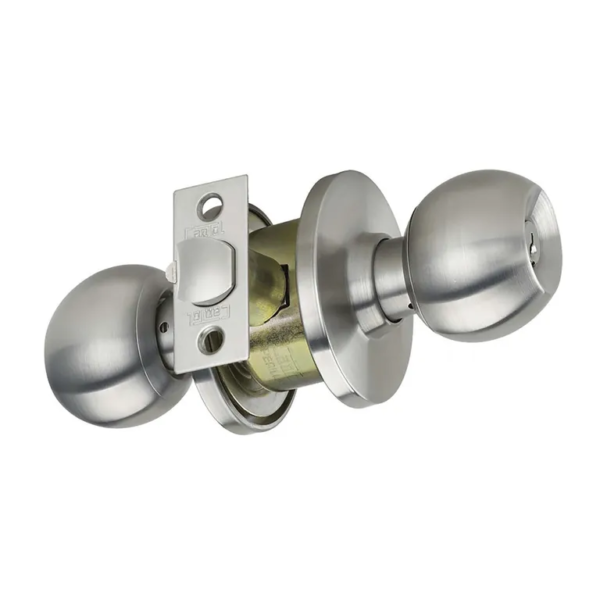 Cerradura de Pomo Dormitorio Acero Inox