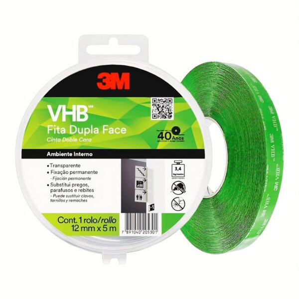 Cinta 3M VHB 4910 Doble Contacto 19 mm x 5 m en Perú