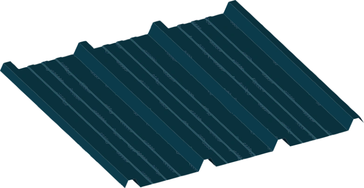 Cobertura Aluzinc TR4 Perfil 4GR-45 Industrial