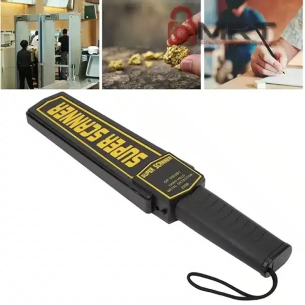 Detector de Metales Portátil Super Scanner - Seguridad para Aeropuertos y Eventos