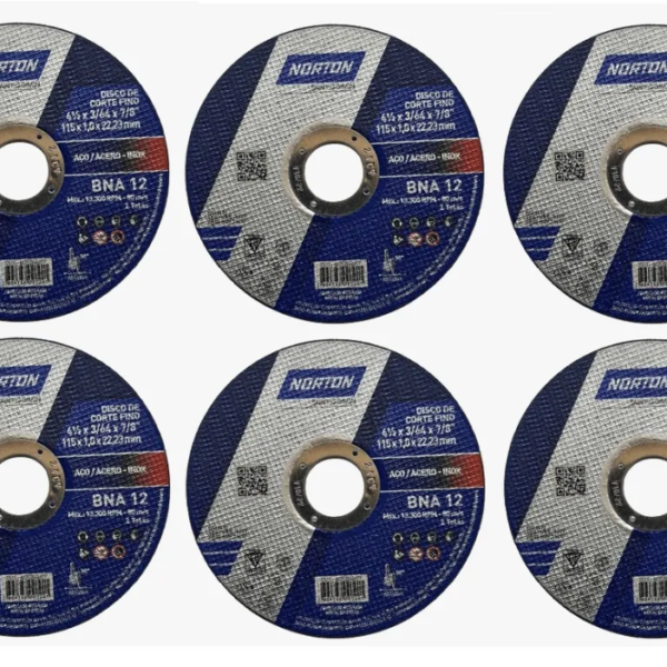 Disco de Corte 4 1/2" x 3/64" x 7/8" BNA12 Norton