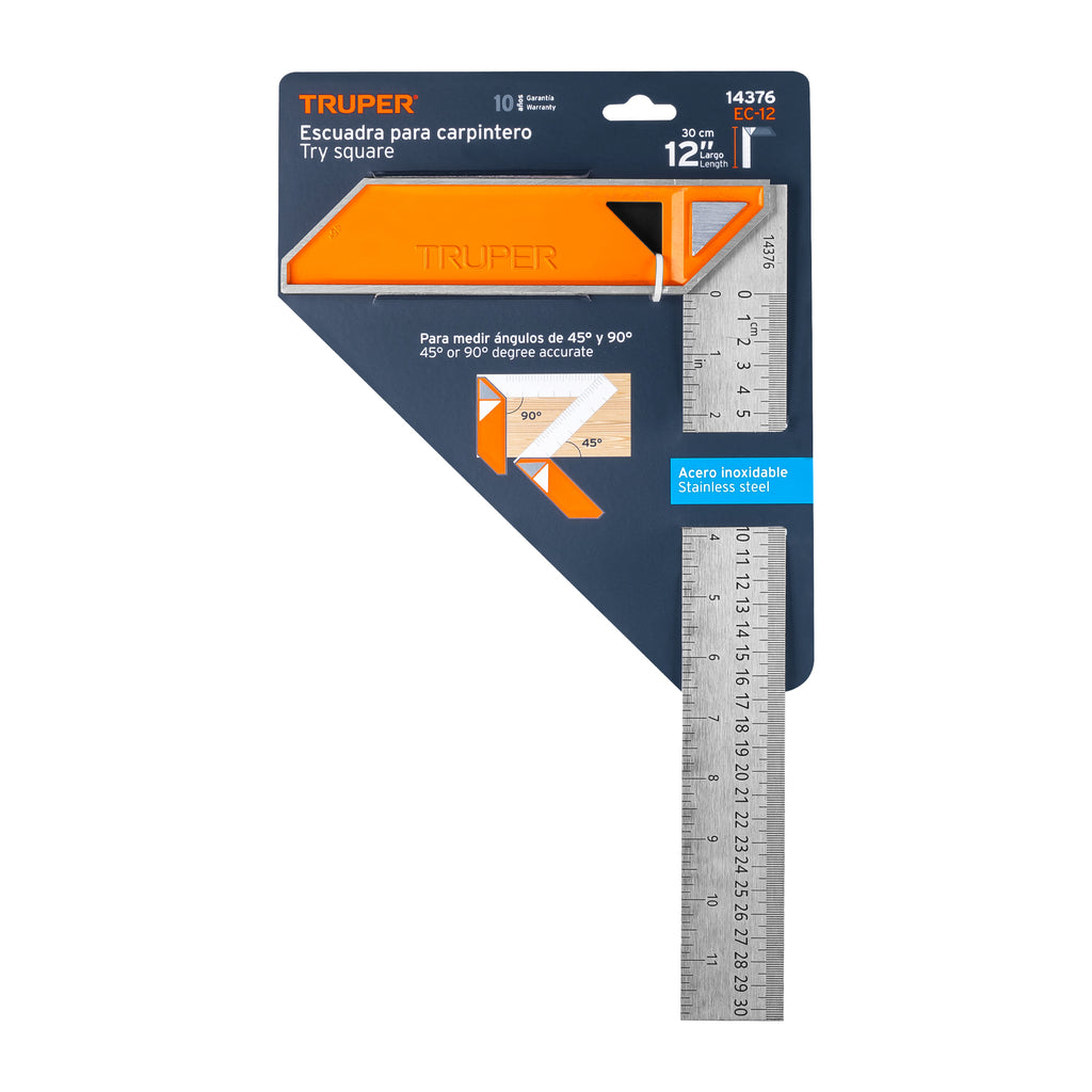 Escuadra de carpintero 12″ Truper