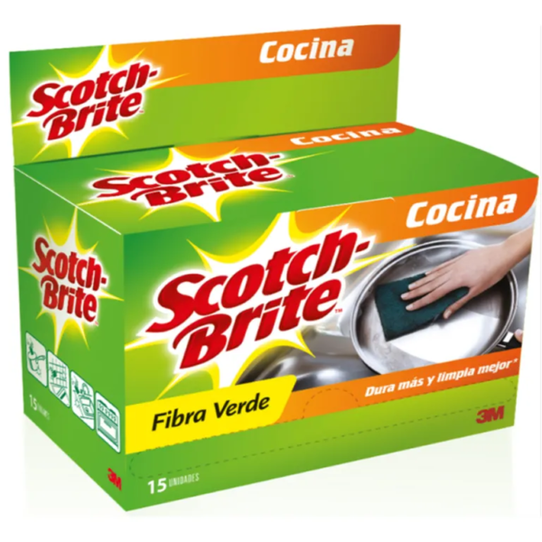 Fibra Verde x15 Scotch-Brite