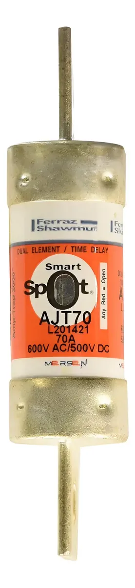 Fusible Shawmut AJT70 Smart Spot 70 Amperios LPJ 70SP Clase J NUEVO DISEÑO