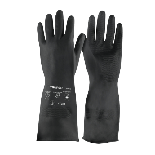 Guantes de neopreno pmanejo de quimicos talla grande truper up MPEU2460324131