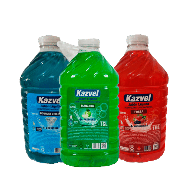 KAZVEL JABÓN LÍQUIDO ANTIBACTERIAL GL