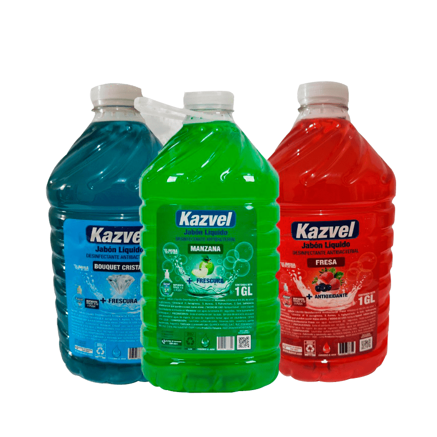 KAZVEL JABÓN LÍQUIDO ANTIBACTERIAL GL