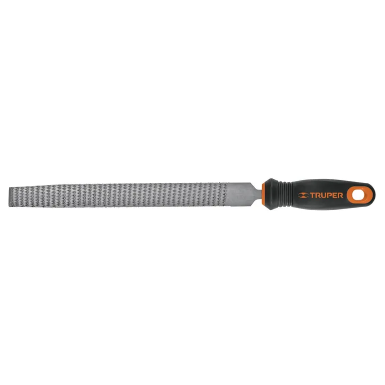 Lima Escofina Media Caña Bastarda Con Mango 8″ Truper 15321