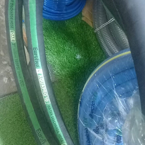 Manguera Jebe Lona Alta Presión 1 1/2" - 1 Metro