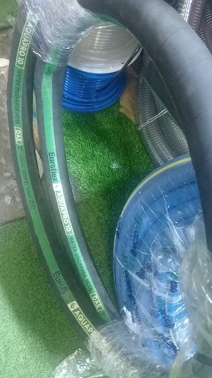 Manguera Jebe Lona Alta Presión 1 1/2″ – 1 Metro