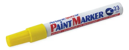 Marcador Permanente Amarillo para Metal 400XF Artline