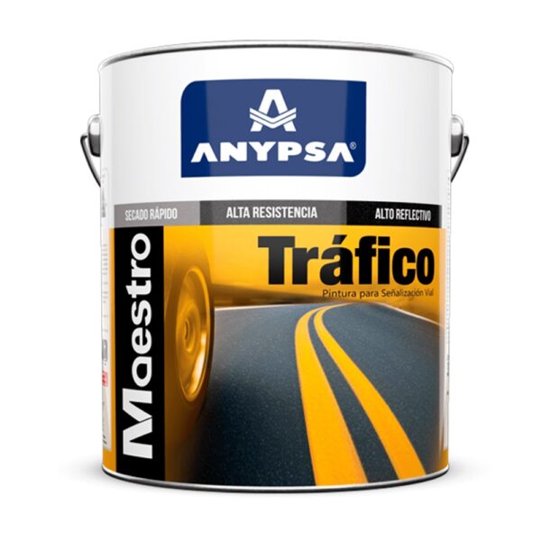 PINTURA P/TRÁFICO MAESTRO AMARILLO MD 1GLN ANYPSA PTM-2020