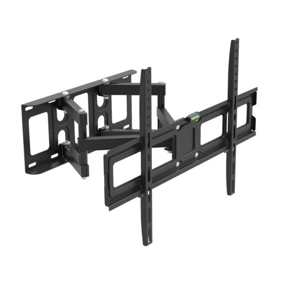 Rack TV Led/Smart 42"-65" EXPO RACK, ERP4370, Soporte Móvil Plegable Brazo Doble, Negro