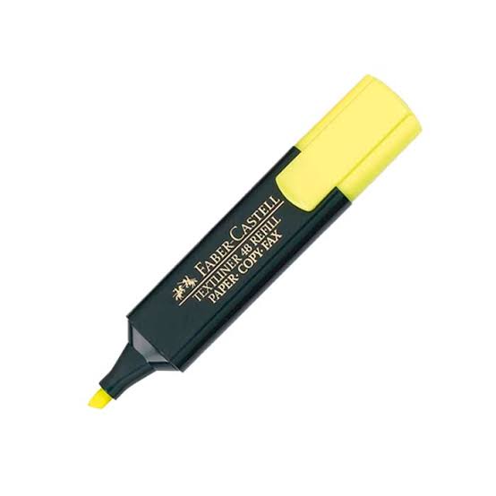 Resaltador Faber Castell Textliner 48 Amarillo X 1 Und