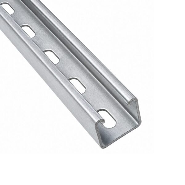 RIEL UNISTRUT RANURADA 40X20MM E:1.5MM 2.40MTS
