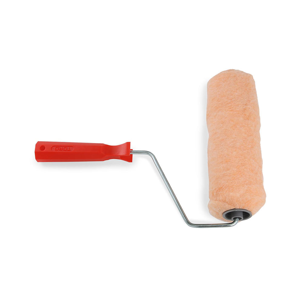 Rodillo de Pintura 9′ Toro Amarillo de Poliéster con Mango de Plástico