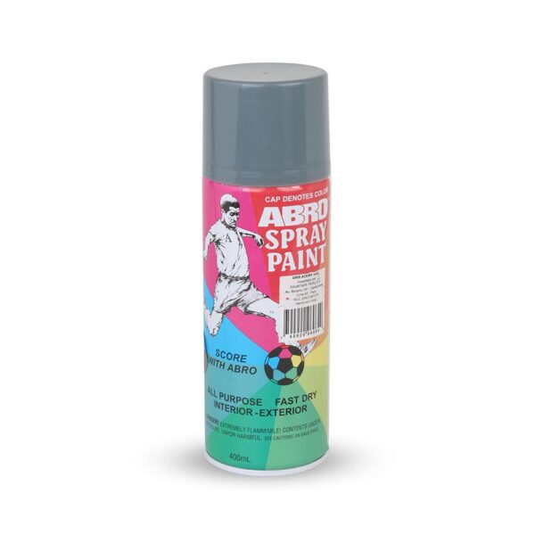 Spray Abro Gris de Esmalte Sintético de Secado Rápido 400 ml