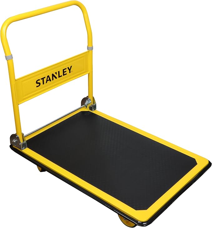 Stanley SXWTD-PC528 300 kg Steel Platform Truck – Yellow