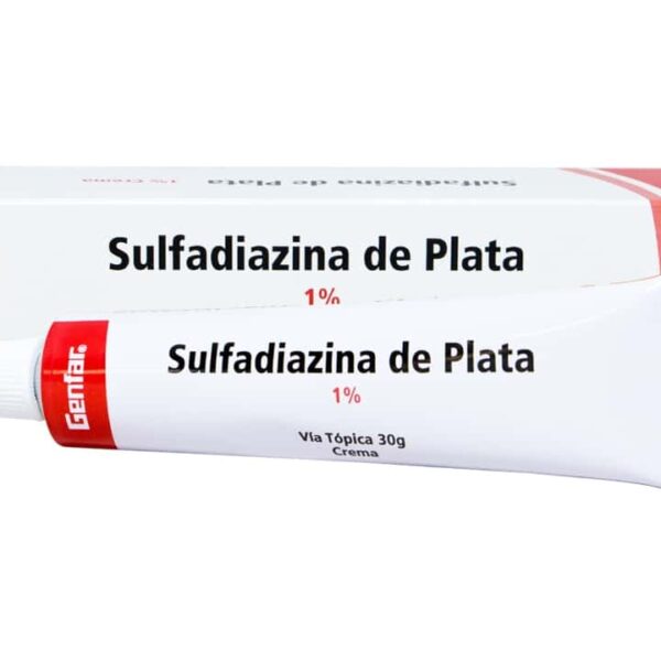 Sulfadiazina De Plata 1% Crema Genfar