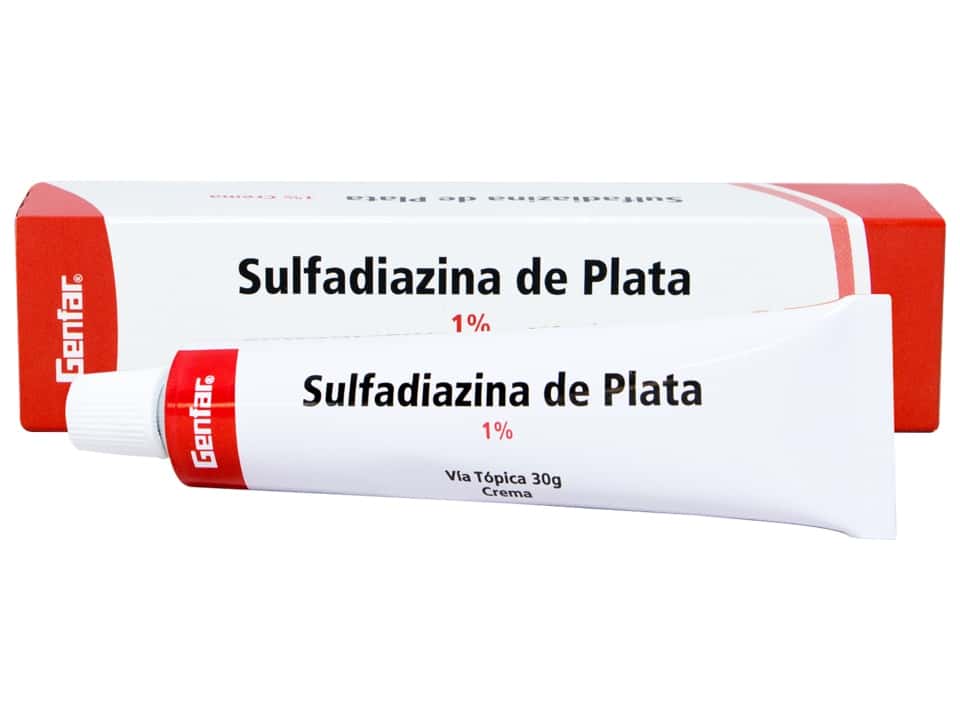 Sulfadiazina De Plata 1% Crema Genfar