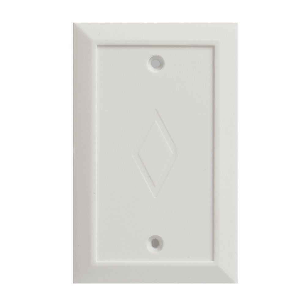 Tapa Ciega Rectangular Blanco Luzzini Electric