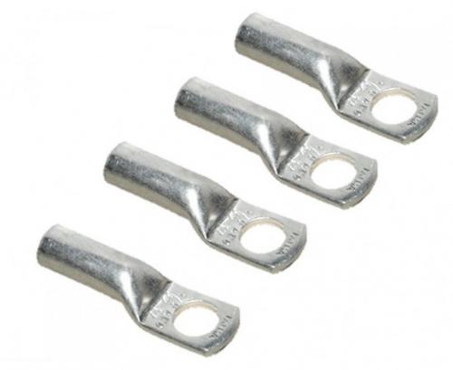 TERMINAL COMPRESION 10MM2 BARRIL LARGO 1PERF Ø 3/8" CU ESTAÑ.