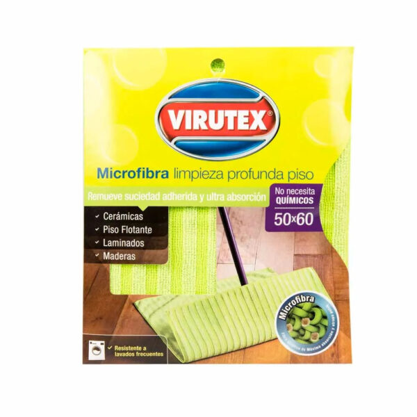 Trapeador plana microfibra 50x60 cm Virutex