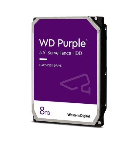 WD 8TB Purple 5640 rpm SATA III 3.5" Disco Duro Interno para Vigilancia (Retail)