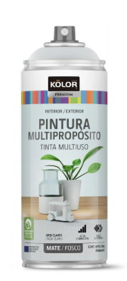 Pintura Spray Gris Claro Mate 400 Ml