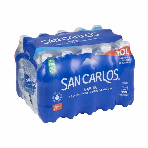 Agua de Mesa SAN CARLOS sin Gas Botella 500ml