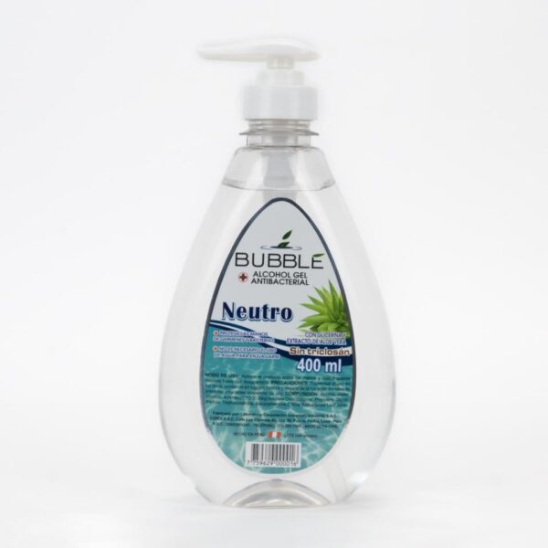 Alcohol en Gel Antibacterial Neutro FCO 400 ML