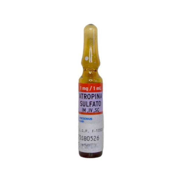 Atropina Sulfato 1 mg/l ml Solución Inyectable