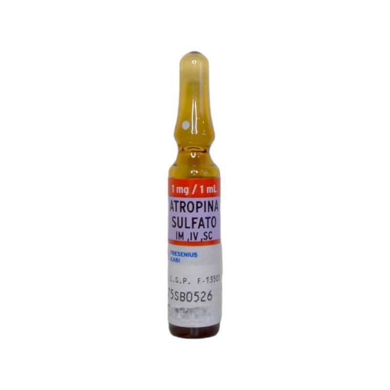 Atropina Sulfato 1 mg/l ml Solución Inyectable