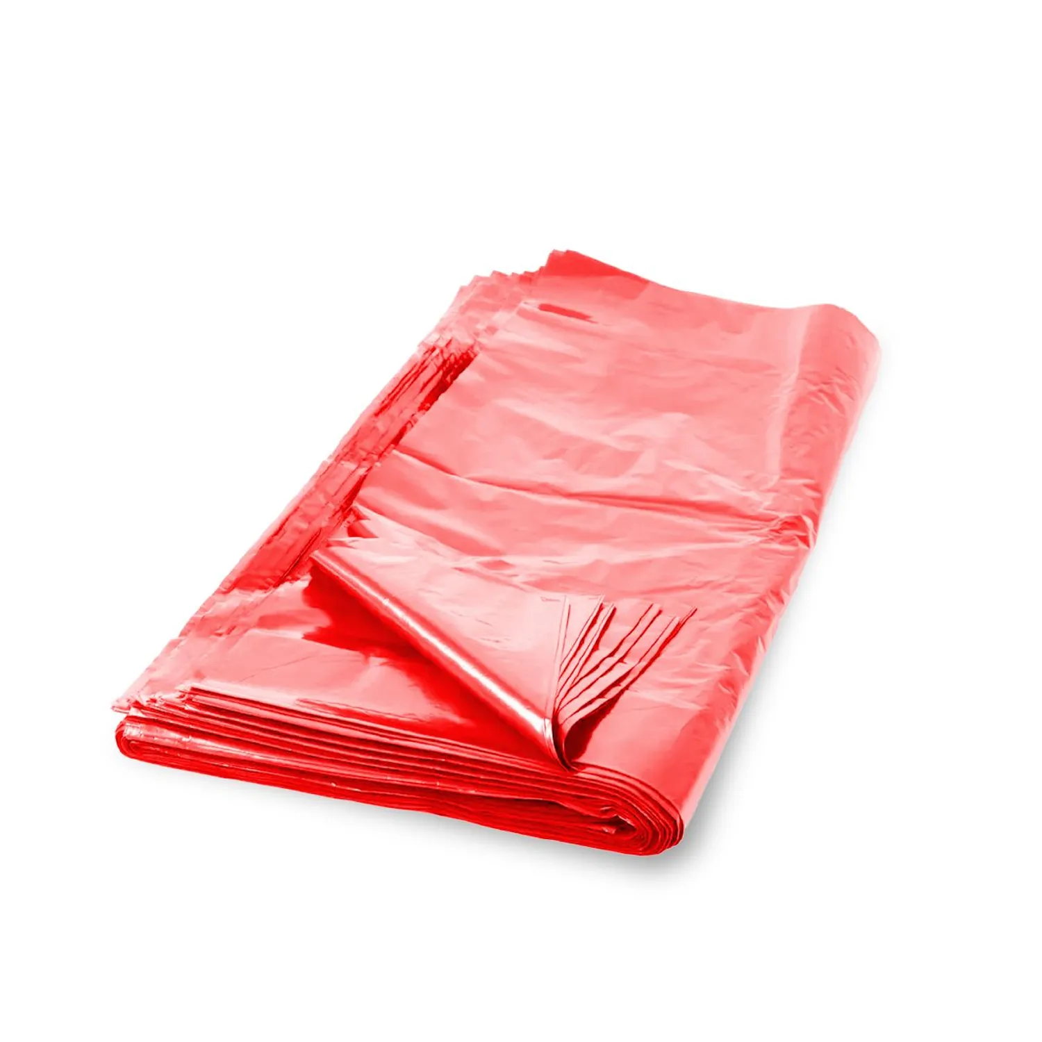Bolsas rojas para basura 75 L, 1.5 micras, 100 uds