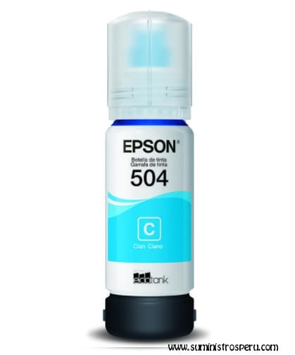 BOTELLA TINTA EPSON T504220-AL CIAN ORIGINAL