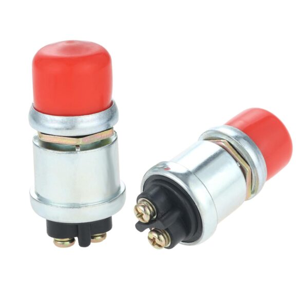 BOTÓN DE ARRANQUE MOMENTÁNEO 12–24 V – ROJO