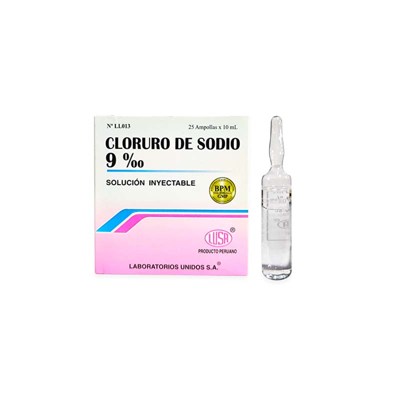 CLORURO DE SODIO 0.9%/10 ML LUSA Línea Médica Corp