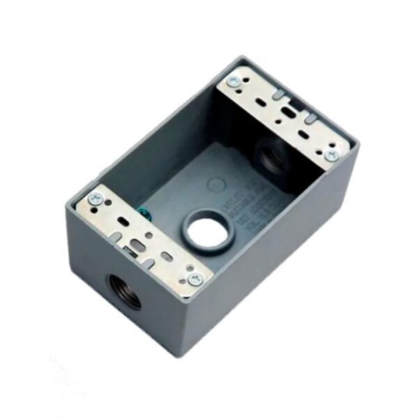 Caja Condulet Rectangular 4x2 1/2" 3 Huecos