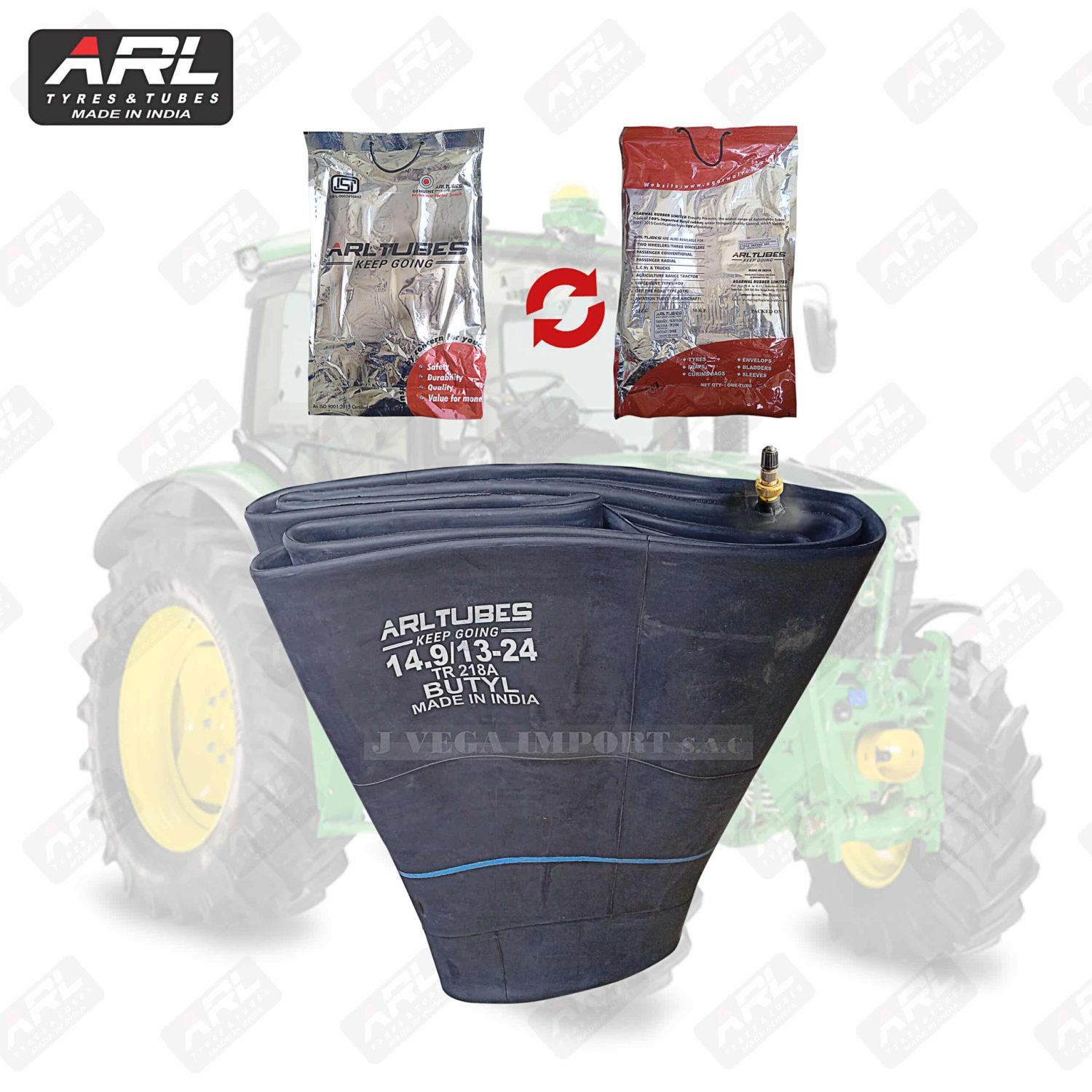 Cámara agrícola 14.9/13-24 para Tractor agrícola | 14.9/13-24ARL